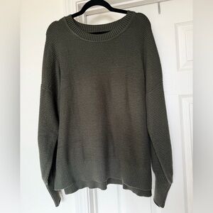 Cozy Olive Green Sweater